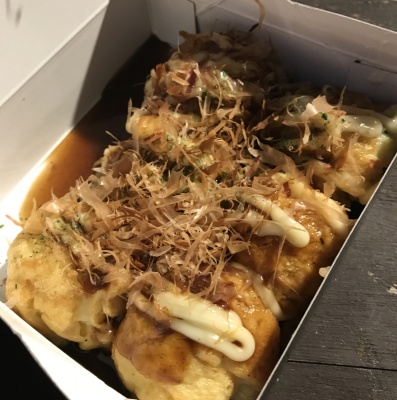 Takoyakis en Osaka, Japón